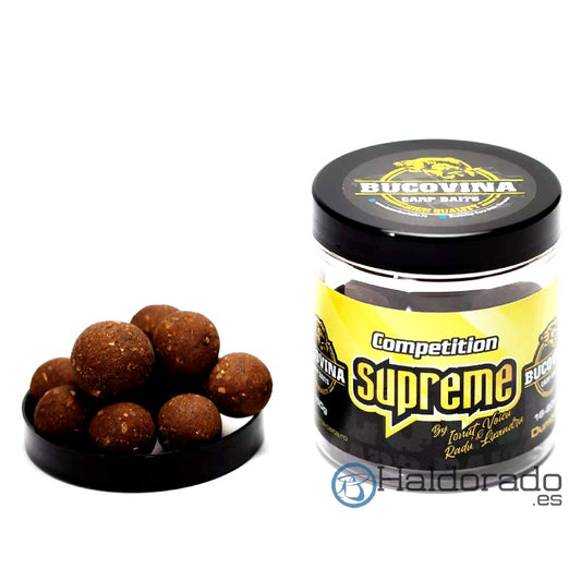Bucovina Baits Supreme Krill Tuna Boilies Solubles Selectos 20-24mm