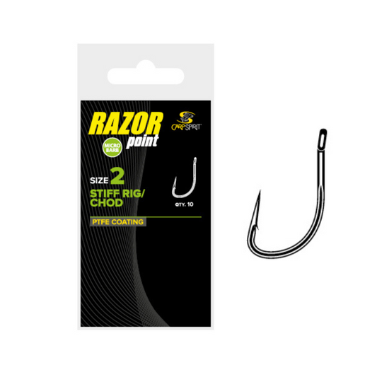 Anzuelos Carp Spirit Stiff Rig/ Chod Nº 4