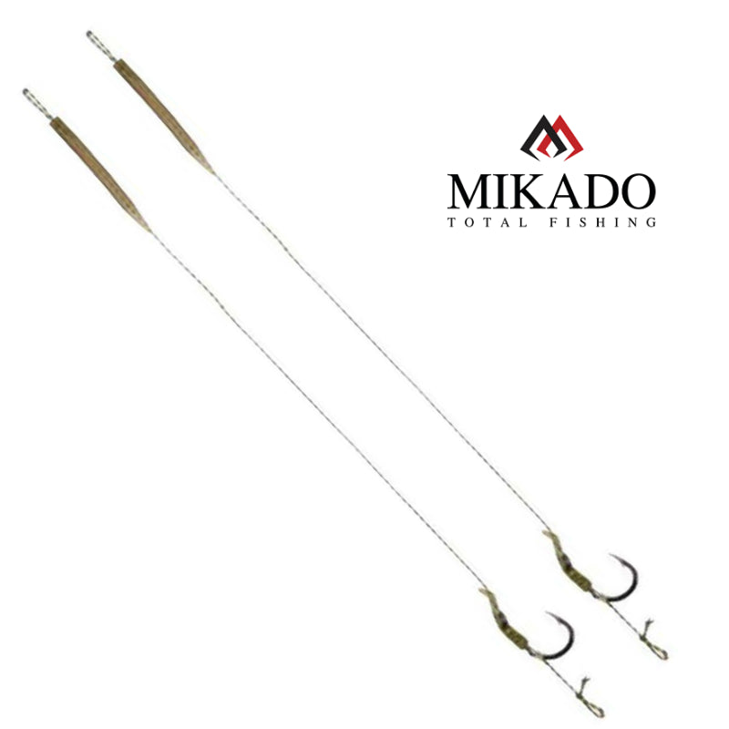 Anzuelos Montados Mikado Wide Gape Nº6 25lb 23cm