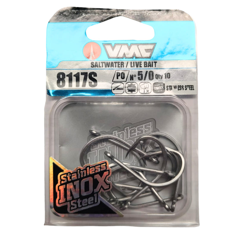 Anzuelos Siluro WMC 8117 INOX 6/0