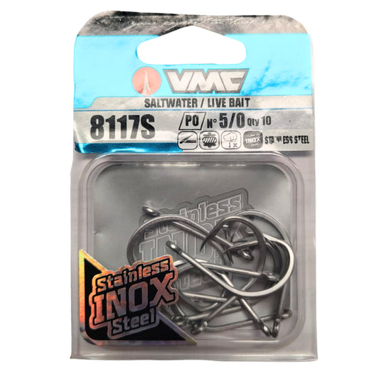 Anzuelos Siluro WMC 8117 INOX 6/0