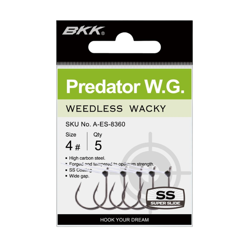 Anzuelos BKK Predator Weedless Nº 2