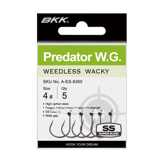 Anzuelos BKK Predator Wacky Weedless Nº 4 5pcs