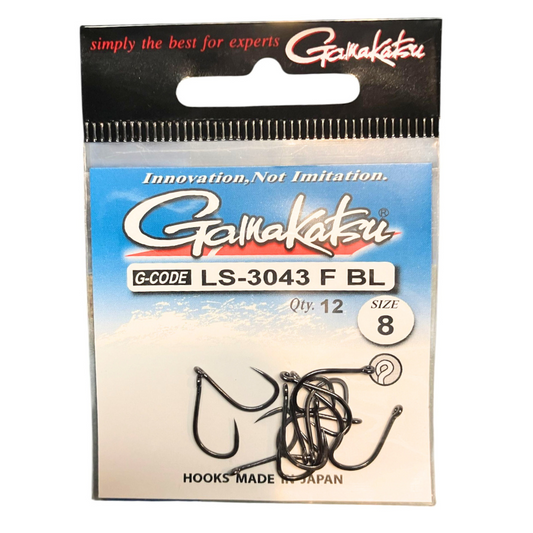 Anzuelos Gamakatsu LS-3043 F BL Sin Muerte Size 6