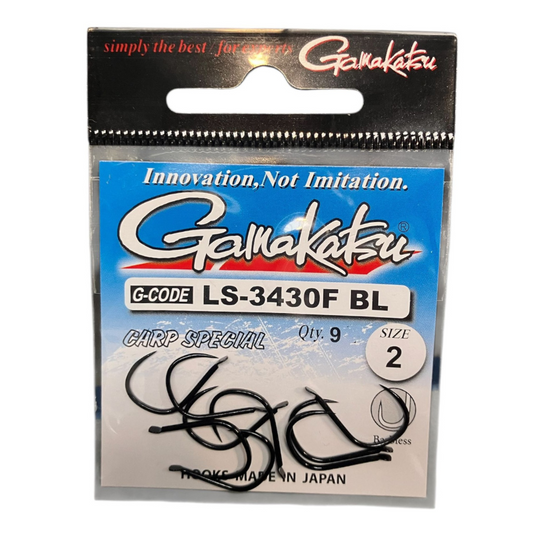 Anzuelos Gamakatsu LS-3430F BL Sin Muerte Size 8
