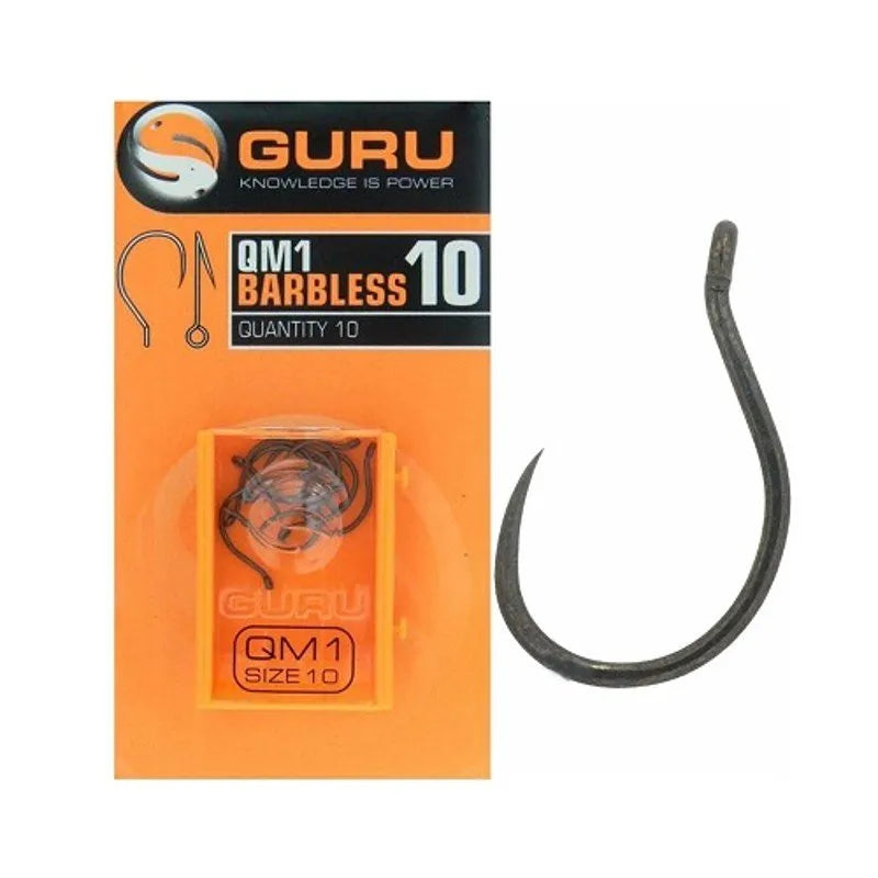 Anzuelos Guru QM1 Barbless 10