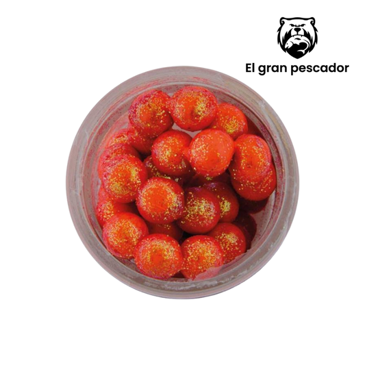 Berkley PowerBait Huevos Brillo Naranja Fluo