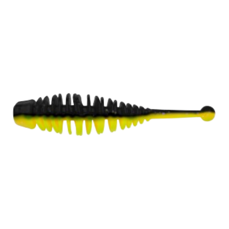 Berkley PowerBait Naiad 30mm Black Sunshine Yellow Garlic