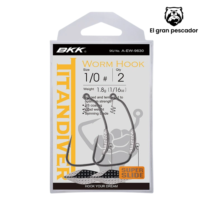 Anzuelos BKK Swimbait Hook 5/0 5,3gr 2pcs