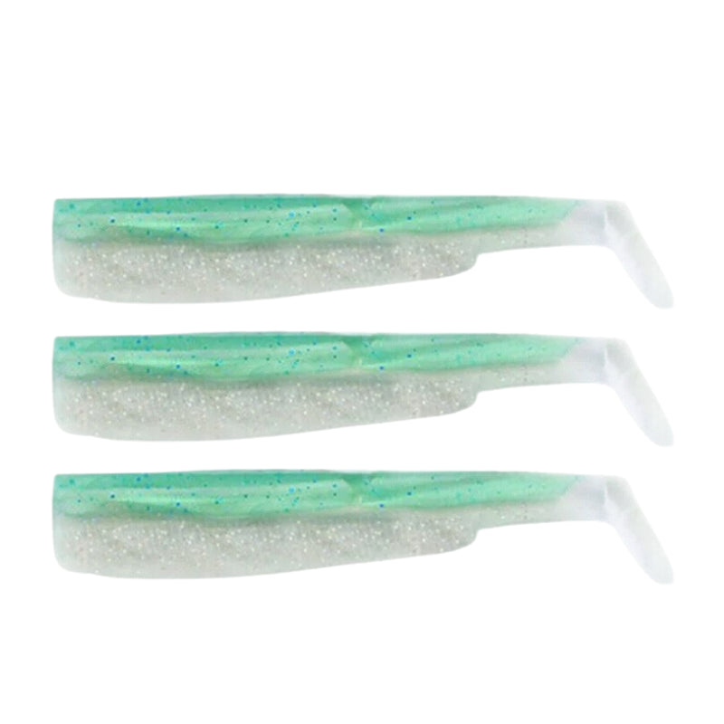 Black Minnow Nº3 120mm 3 Cuerpos Green Glitter