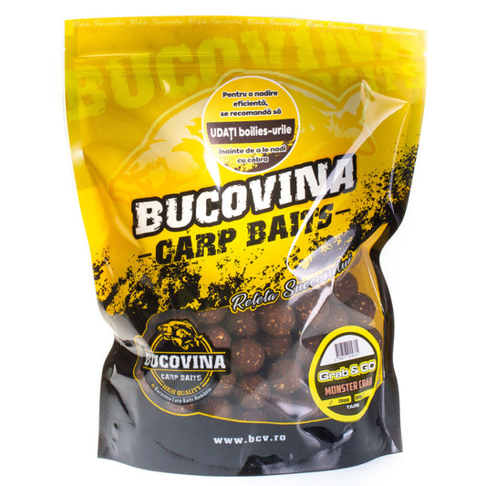 Bucovina Baits Grab Go Monster Crab Boilies 20mm