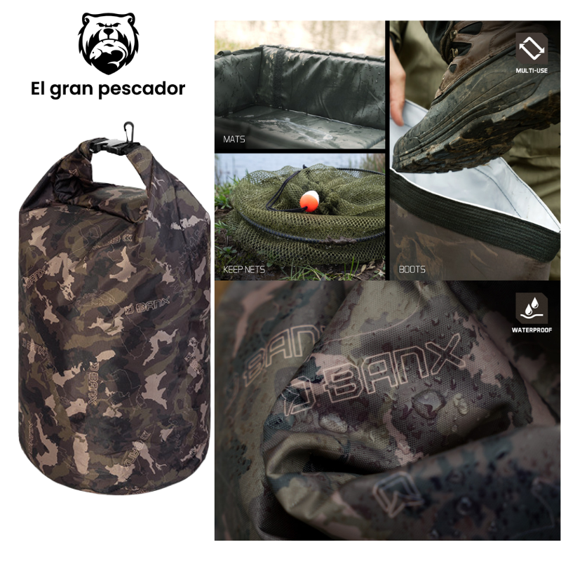 Bolso impermeable Camuflaje XL 70X50cm