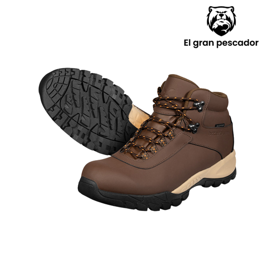 Botas Sierra Piel Marron Impermeables Talla 46