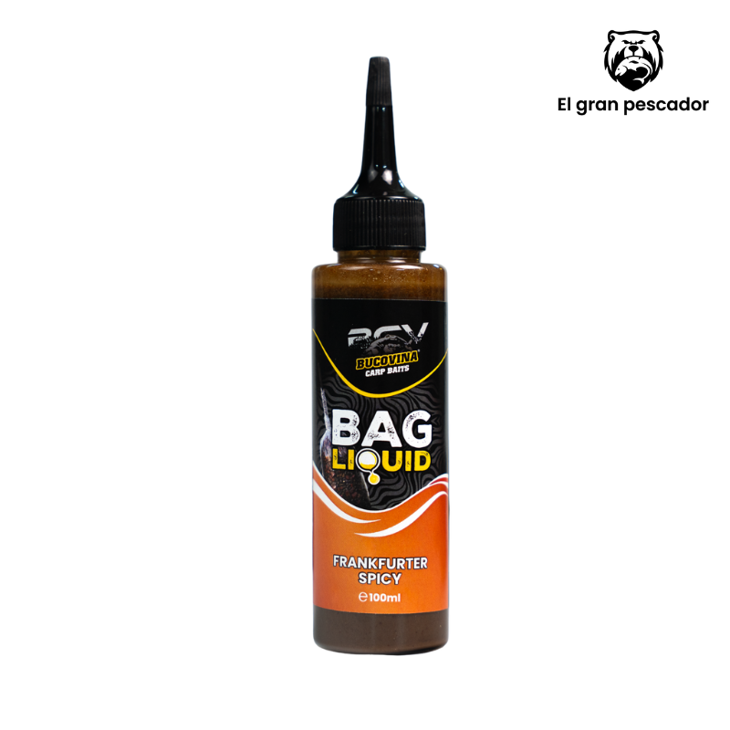 Bucovina Baits Bag Liquid Frankfuerter Spicy The Secret 100ml