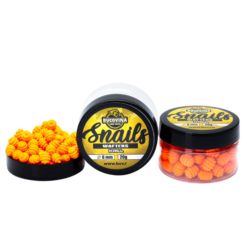 Bucovina Baits Snails Wafter Krill 8mm