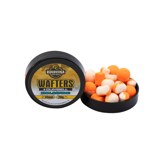 Bucovina Baits Wafters Krill Garlic 14mm