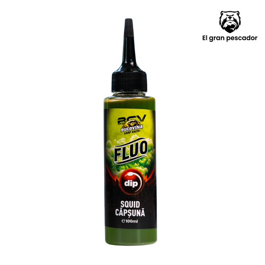 Bucovina Baits Fluo Squid Fresa 100ml