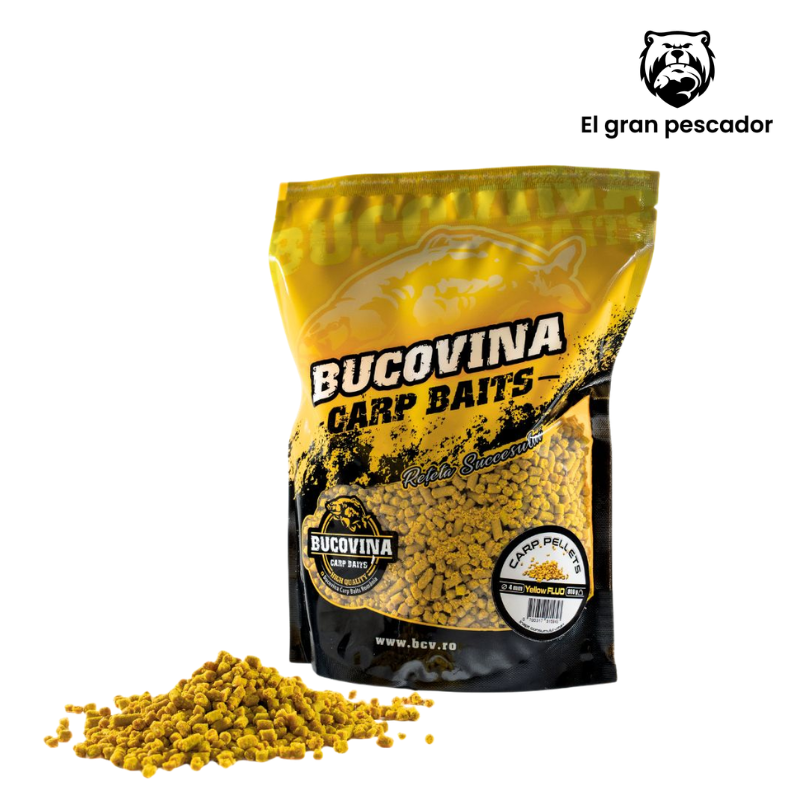 Bucovina Baits Pellet Yellow Fluo 800gr