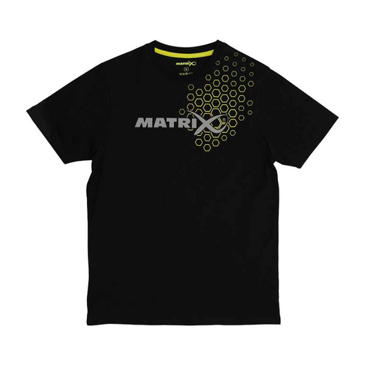 Camiseta Matrix Hex Print Negro L