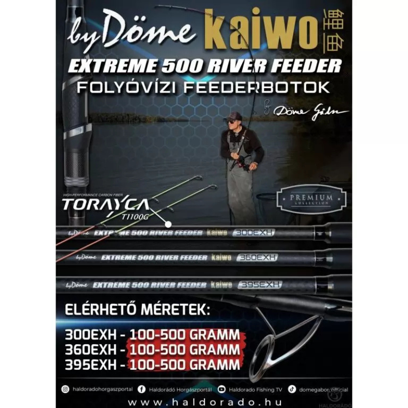 Caña Feeder Kaiwo By Dome Extreme 500 River Feeder 300EXH 100-500 g