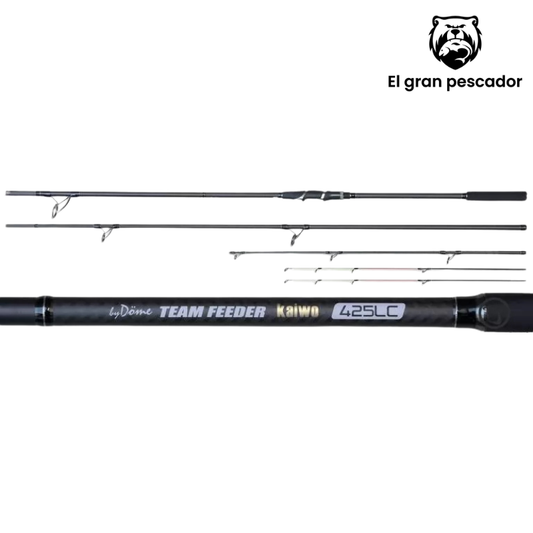 Caña Feeder Kaiwo By Dome Team Feeder 4,25m 4 tramos 70-195gr 180m