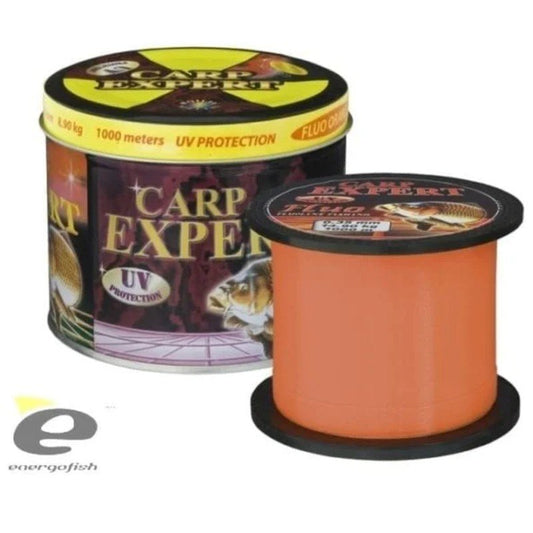 Carp Expert Hilo Fluo Orange 0.25mm 1000m 8.9kg