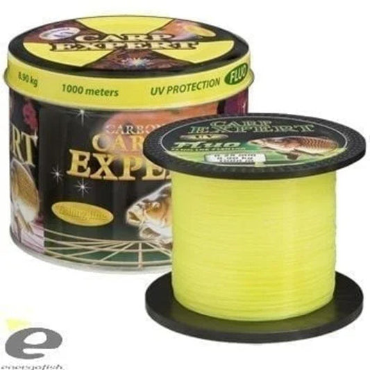 Carp Expert Hilo Fluo Yellow 0.25mm 1000m 8.9kg