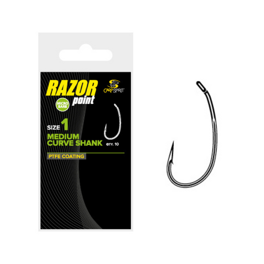 Anzuelos Carp Spirit Medium Curve Nº 4