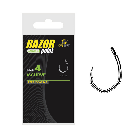 Anzuelos Carp Spirit V-Curve XS Nº 4