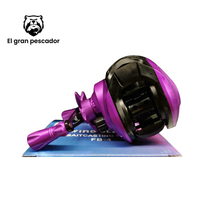 Carrete Casting Wind Blade FB-4 Morado