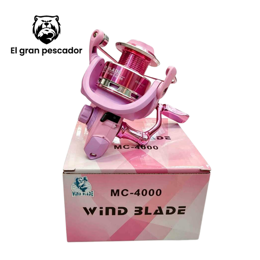 Carrete Spinning Wind Blade Rosa 4000