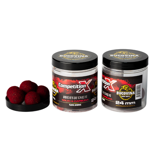 Bucovina Baits Competicion X Boilies Selectos Solubles 24mm