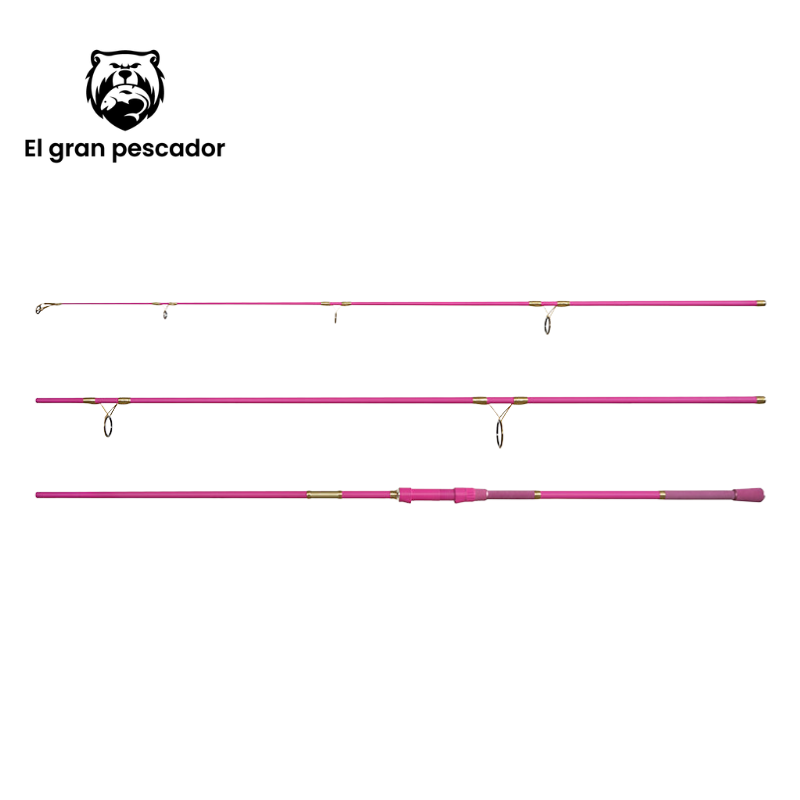 Caña Rosa Delphin Queen 3,60m (12ft) 3lb 3 tramos