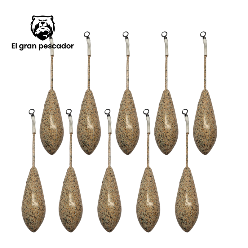 Oferta 10 Plomos Surfcasting DCA 100g Arena