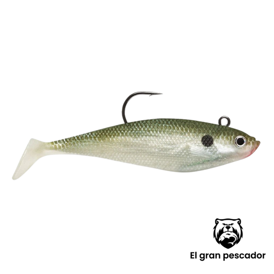 Vinilo Storm Wild Eye Blister 3uds 4´´ 11cm 25gr OLSD Olive Shad