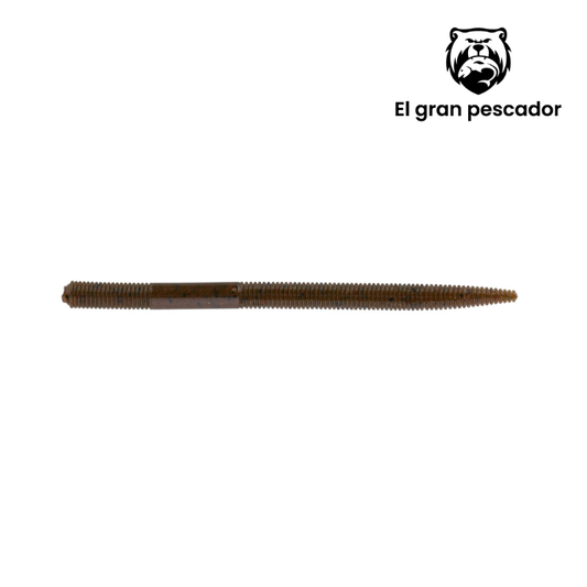 Vinilo Daiwa Skinny Worm Lombriz 10cm Green Pumpkin 8pcs