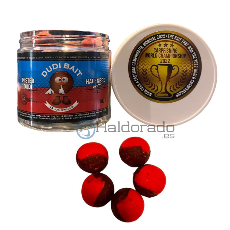Dudi Baits - Mister Dudi Boilies Selectos Halfness Spicy 20mm