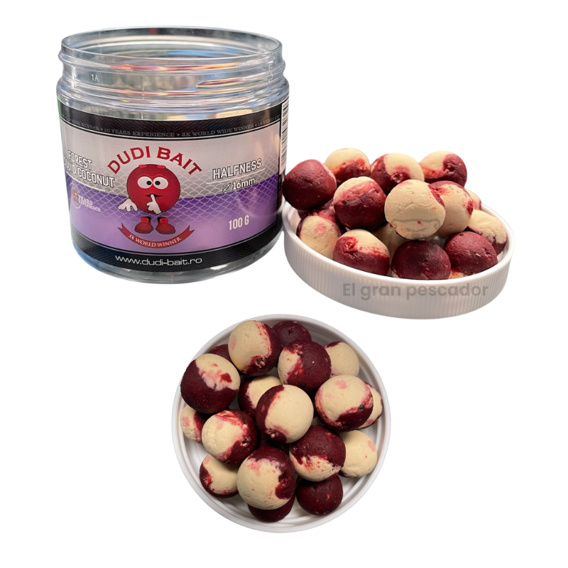 Dudi Baits Forest Squid Coconut Halfness 16mm