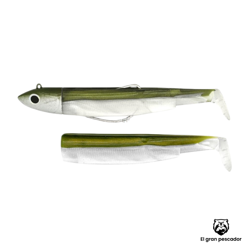Black Minnow Nº2.5 105 Combo Off Shore 16g Khaki