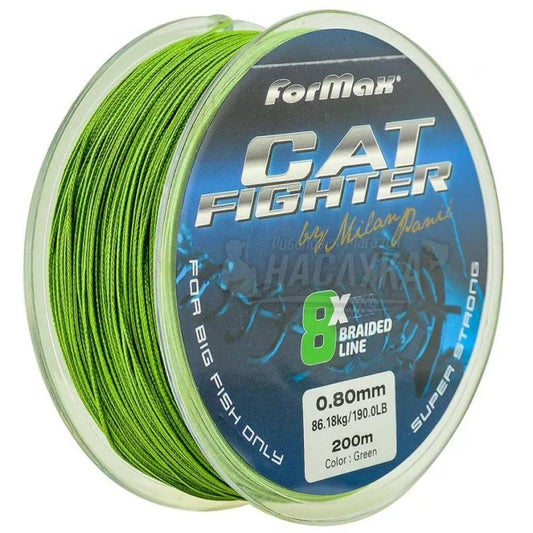 Trenzado ForMax Cat Fighter 8x PE 0,60mm 54,43kg 200m