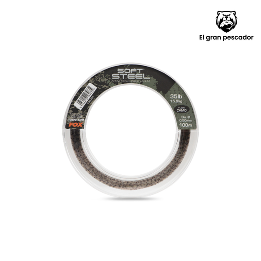 Puente Fox Soft Steel Camo 60lb 100m
