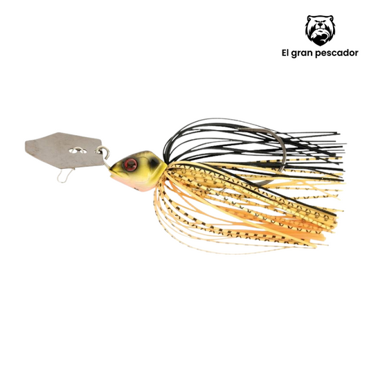 Fox Rage Chaterbait Bladed Black Gold Jig 3/0 12gr