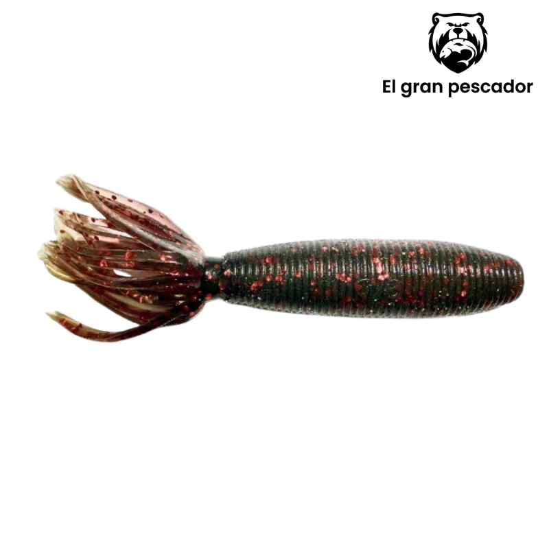 Vinilos Gary Yamamoto Fat Ika Motoroil Red Flake 4´´ 167