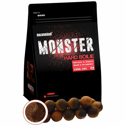 Haldorado Monster Hard Boilie Calamar y Arandanos 24mm