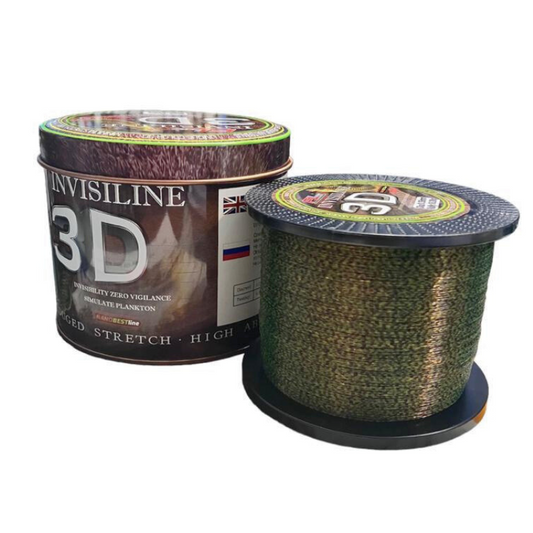 Hilo FL Invisiline Camuflage 3D 0,40mm 1200m 21,10kg