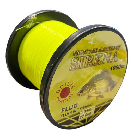 Hilo Sirena Amarillo Fluo 500m 0,35mm 22kg