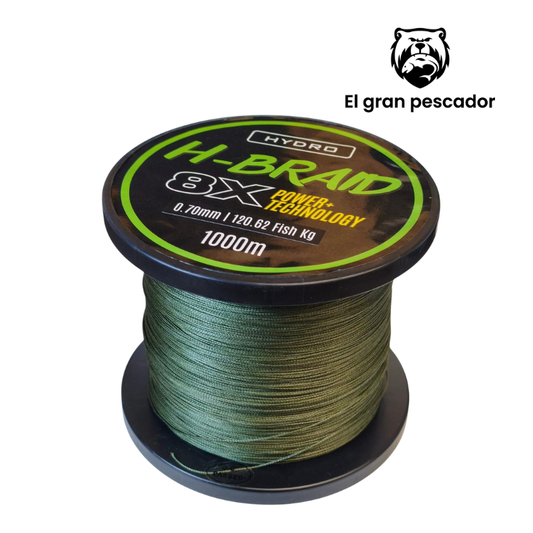 Trenzado PE Hydro H-Braid 1000m 8x