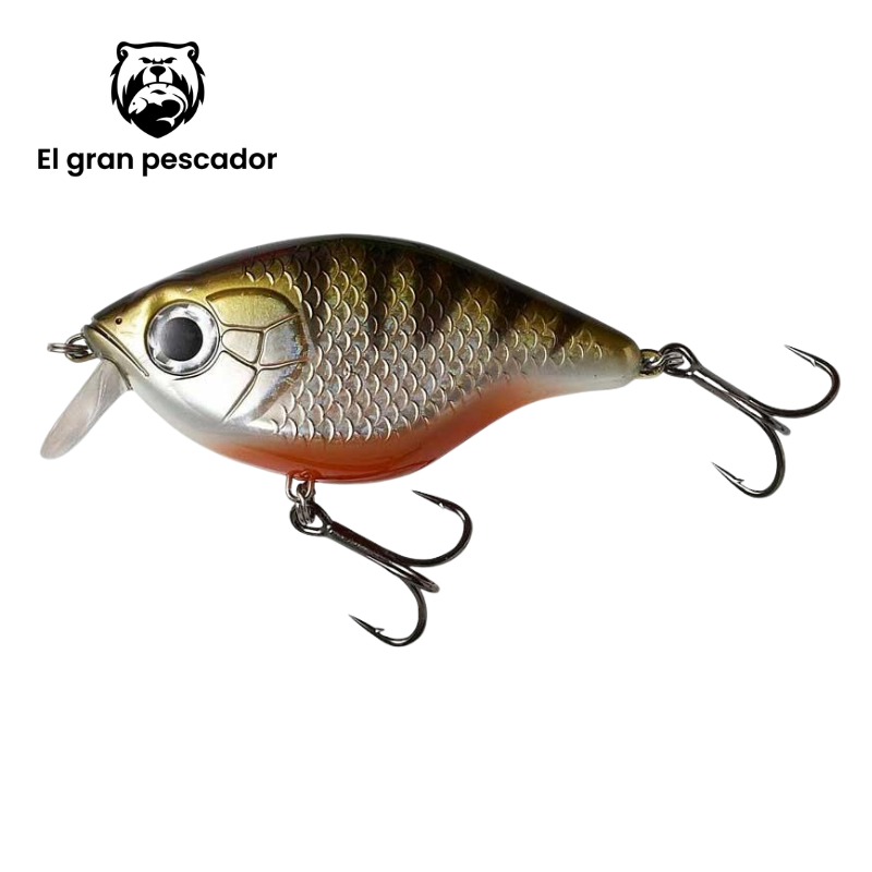 MadCat Crankbait Siluro Perch 65g 12cm 1,00m