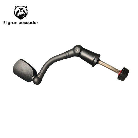 Manivela para carrete negro pequeño