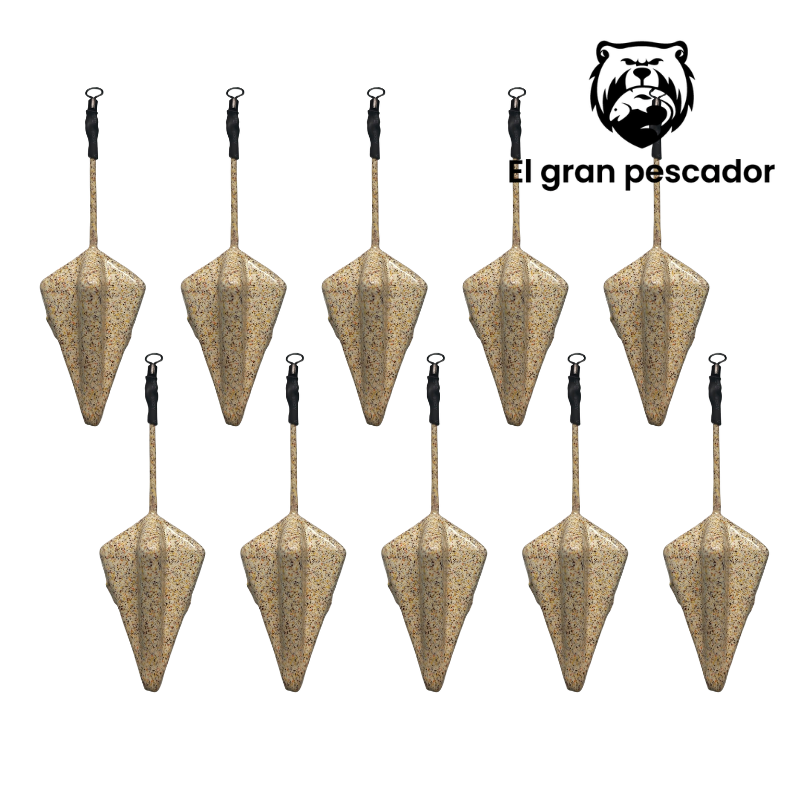 Oferta 10 Plomos Surfcasting Piramide 150g Arena